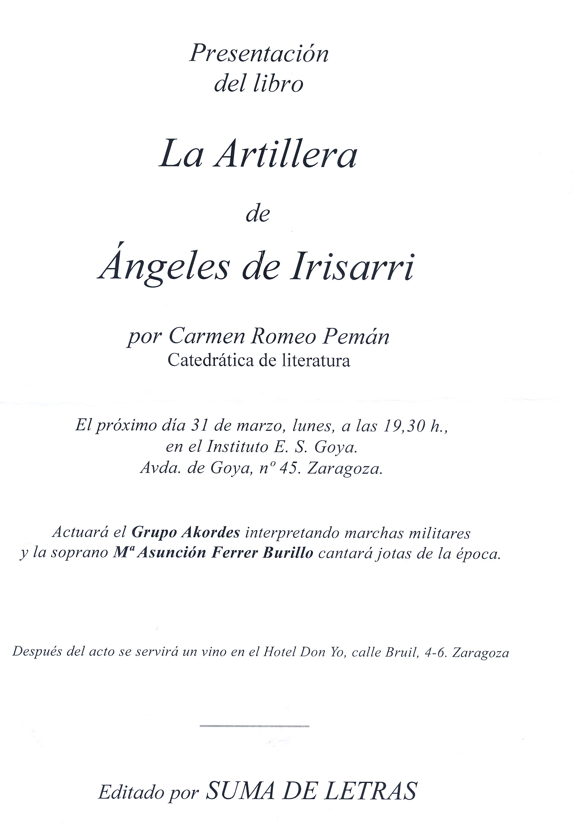 Artillera. Presentación-3