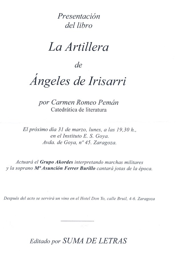 Artillera. Presentación-3