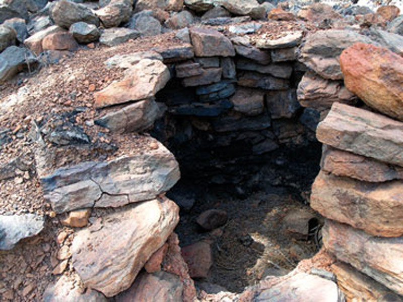 Un horno de Brea en Gran Canaria.