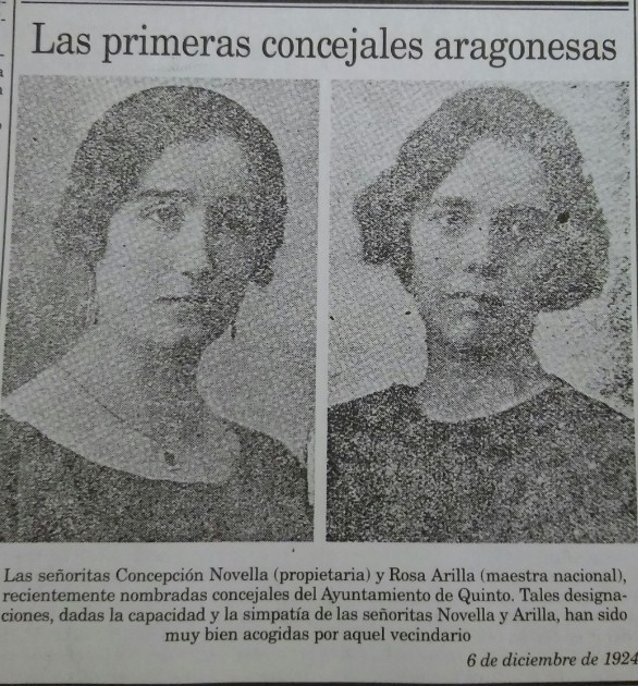 Primeras Concejalas aragonesas