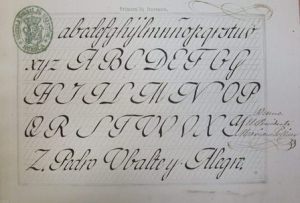 Ubalte Alegre. Examen de Caligrafía.2