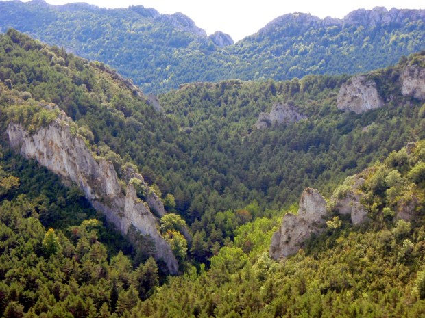 Al fondo el portillo que comunica con Biel.