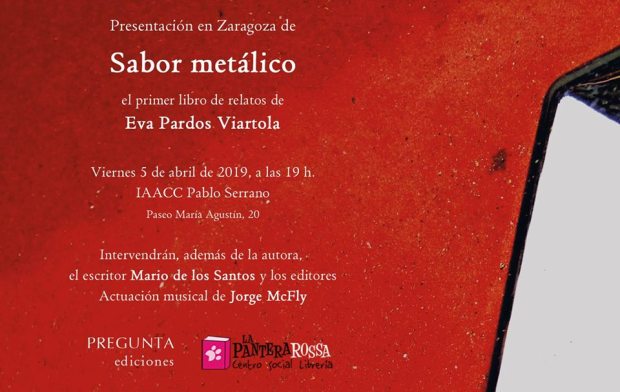 Sabor metálico. Presentación en Zg