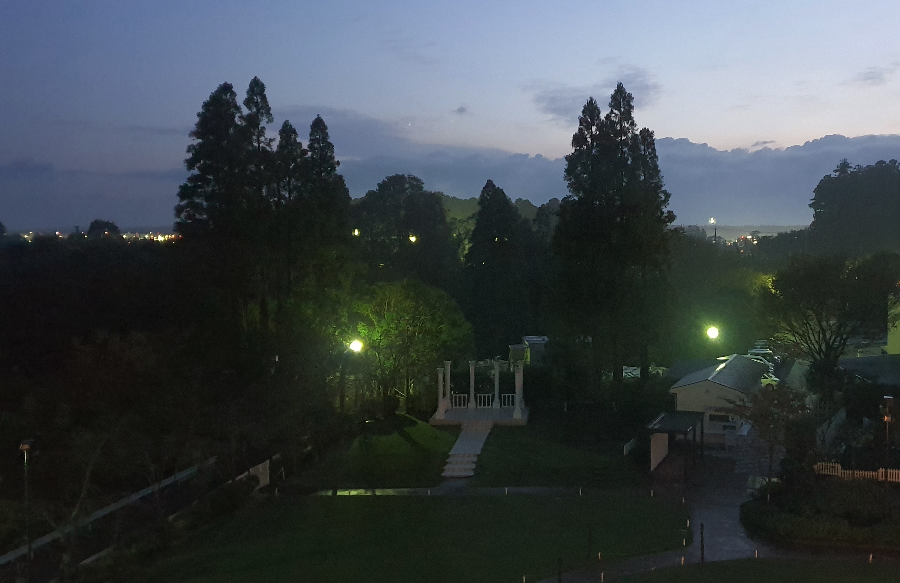 Amanece en el hotel de Tokyo